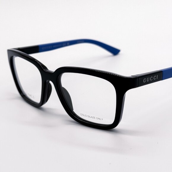 NEW GUCCI GG1738O 004 BLACK/BLUE MEN EYEGLASSES GUCCI - Picture 7 of 11
